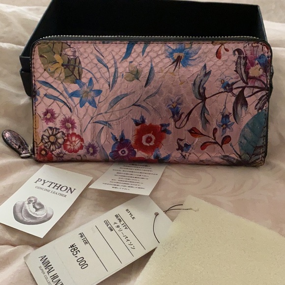 Unused Python genuine leather wallet - Picture 3 of 4